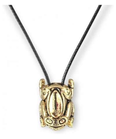 Spirit Animal Tribal Bead Necklace Native American Zodiac Unique Symbolic Inspirational Gold Pendant Frog $9.24 Necklaces