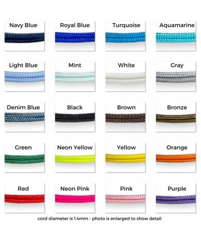 Thick Aquamarine Cord Bracelet for Men Women Teen Unisex Adult - Waterproof Nylon Surfer String Friendship Bracelets Summer B...