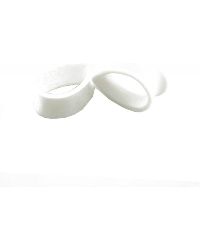 2Pcs Ear Tunnels Dangle, Ear Gauges Set Teardrop Shape Silicone Ear Gauges for Women White $10.81 Body Jewelry