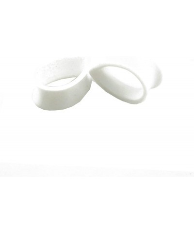 2Pcs Ear Tunnels Dangle, Ear Gauges Set Teardrop Shape Silicone Ear Gauges for Women White $10.81 Body Jewelry