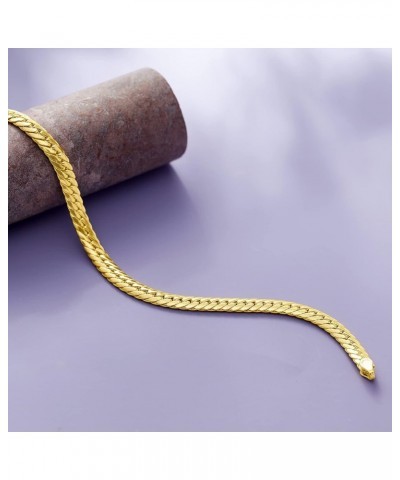 Italian 18kt Yellow Gold Cuban-Link Bracelet 8 Inches $262.00 Bracelets