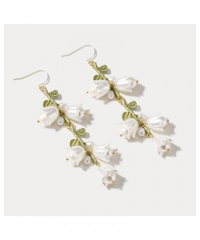 Lily of the Valley Earrings Drop Dangle Lily Earrings for Valentines Day Gifts Jewelry lily 2 $14.08 Earrings