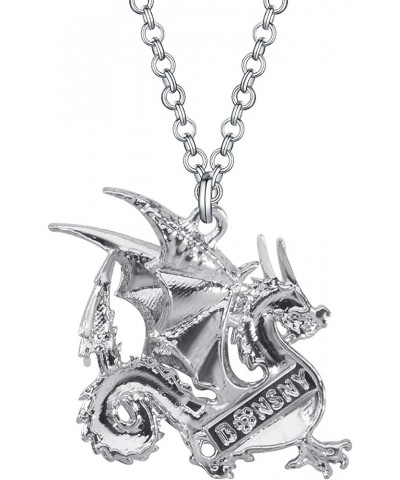 Enamel Alloy Cute Animals Dragon Necklace Fashion Ancient Dragon Pendant Jewelry for Women Girls Gifts Charms Accessories Mul...