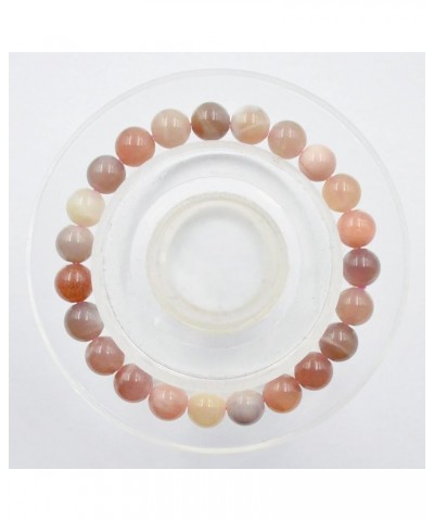 Natural Gemstone Round Beads Stretch Bracelet Healing Reiki 8mm Multicolor Sunstone $7.14 Bracelets