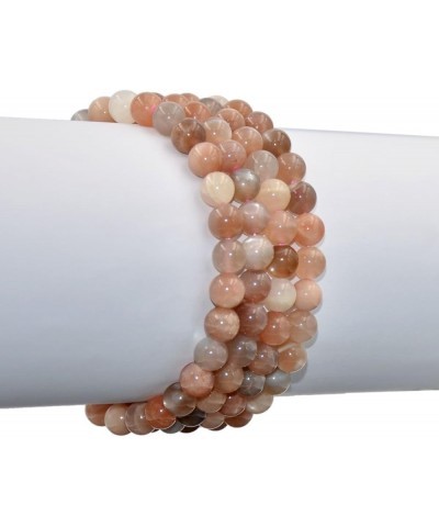 Natural Gemstone Round Beads Stretch Bracelet Healing Reiki 8mm Multicolor Sunstone $7.14 Bracelets