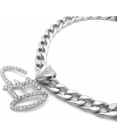 ICED Hip HOP CEO Bling Pendant & 11mm 18" 20" Cuban Choker Chain Necklace (SILVER) PENDANT & 20" CHAIN $12.60 Necklaces