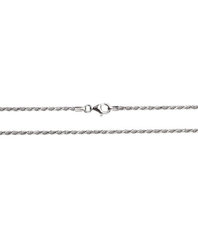 925 Sterling Silver Chain | Diamond Cut Rope Chain Necklaces for Women or Men and Bracelets for Women or Mens Bracelet | Anti...