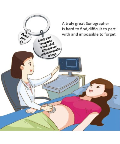 Sonographer Gifts Sonographer Keychain Ultrasound Tech Gifts Sonographer Keychain $11.41 Pendants