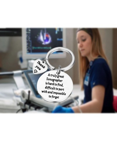 Sonographer Gifts Sonographer Keychain Ultrasound Tech Gifts Sonographer Keychain $11.41 Pendants