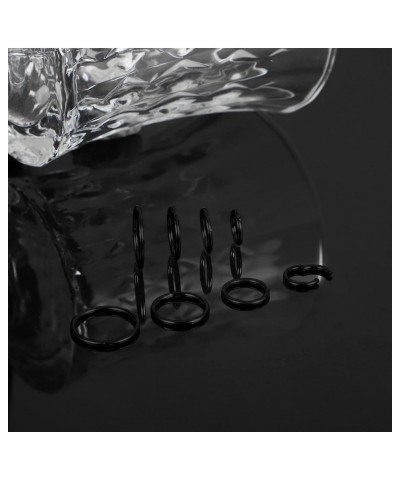 8Pcs G23 Titanium Hinged Clicker Segment Nose Rings Hoop Septum Nose Lip Ring Hoop for Women Men Helix Cartilage Daith Tragus...