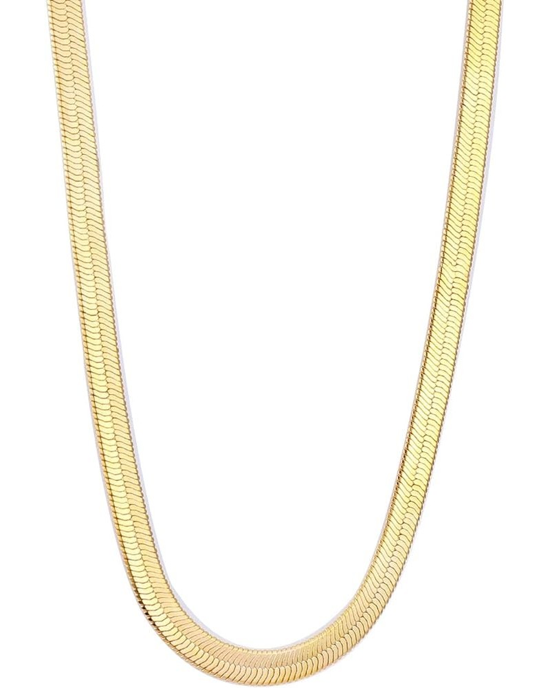 18k Gold Plated Satellite Chain Gold Snake Chain Necklace Gold Paperclip Chain Necklace Cuban Link Necklace Thin Gold Chain N...