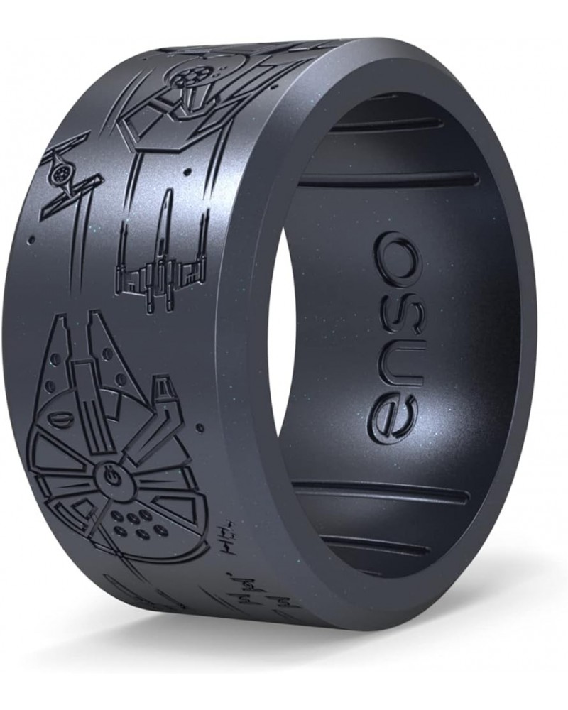 Star Wars Marquee Silicone Rings, Wide Ring Collection, Comfortable and Flexible Design Trench Run 8 $28.59 Rings