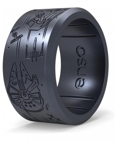 Star Wars Marquee Silicone Rings, Wide Ring Collection, Comfortable and Flexible Design Trench Run 8 $28.59 Rings