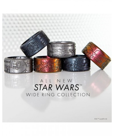 Star Wars Marquee Silicone Rings, Wide Ring Collection, Comfortable and Flexible Design Trench Run 8 $28.59 Rings