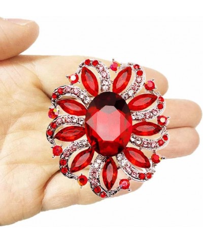 4Pcs Brooch Lot with Large Big Size Rhinestone Crystal Fashion Jewelry n $12.36 Brooches & Pins