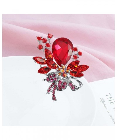 4Pcs Brooch Lot with Large Big Size Rhinestone Crystal Fashion Jewelry n $12.36 Brooches & Pins