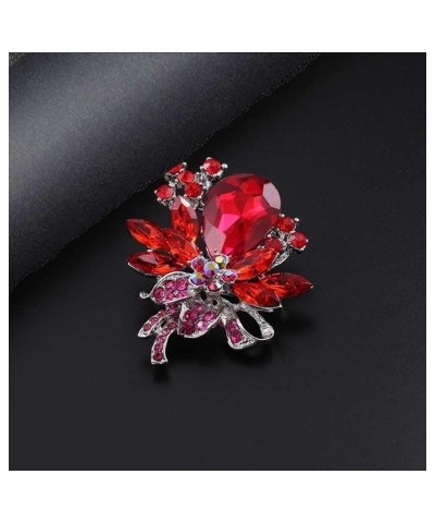 4Pcs Brooch Lot with Large Big Size Rhinestone Crystal Fashion Jewelry n $12.36 Brooches & Pins