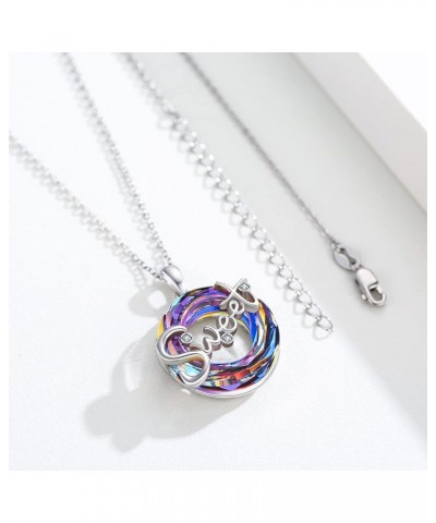 S925 Sterling Silver Necklace for Wowen Multiple Styles Necklace Butterfly/Moon/Abalone Shell Pendant Necklace Jewelry Gift f...