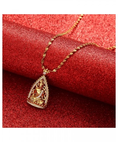 Cambodian Style Garden Buddha Buddhism Pendant Necklaces Thailand Vietnam Laos Cubic Zirconia Jewelry $7.75 Necklaces