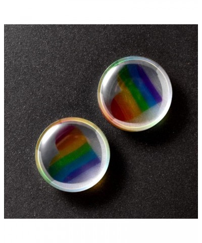 2 PCS Resin Acrylic Transparent Screw Tunnels Ear Expander Stretcher Piercing Ear Gauges 19mm PO-D3188 $9.12 Body Jewelry