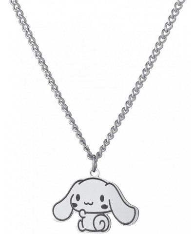 Cute Dog Pendant Necklace - Stainless Steel Cartoon Jewelry for Women and Girls Gift $5.61 Necklaces