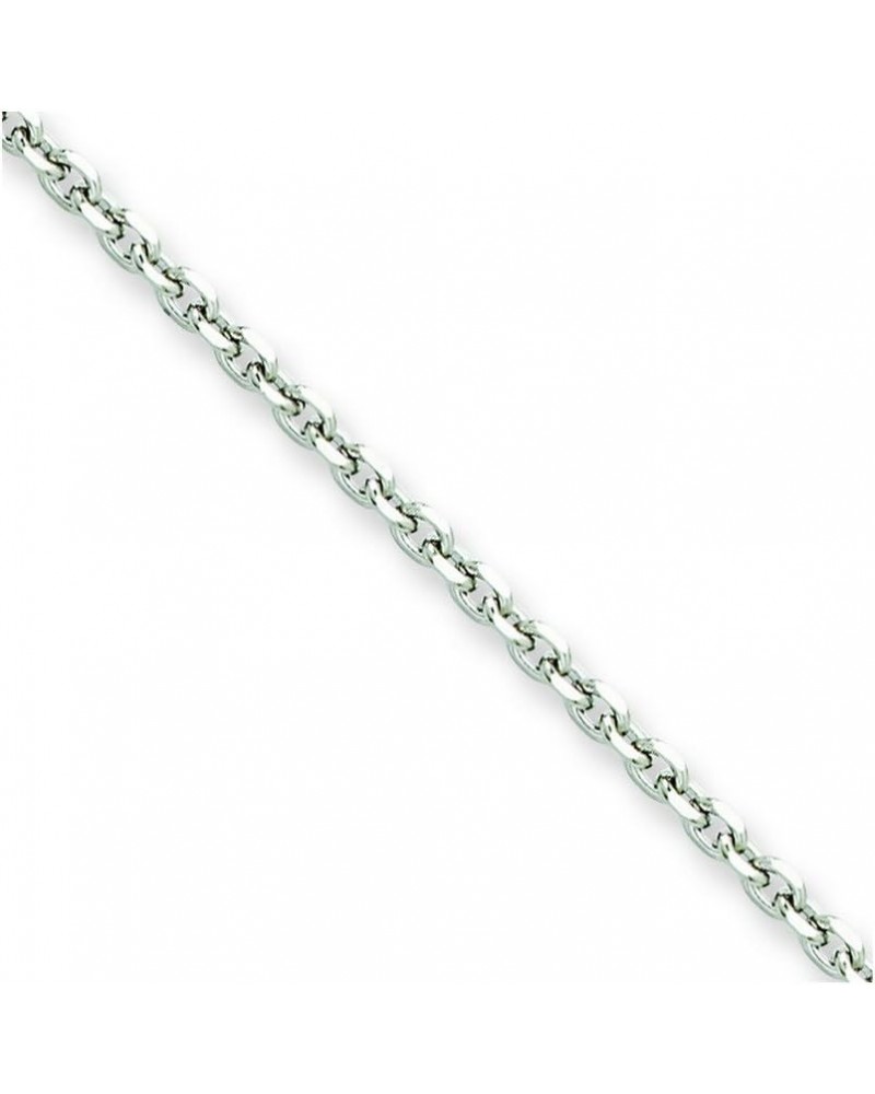 Stainless Steel 3.4mm 18in Cable Chain 22.0 Inches $21.25 Necklaces