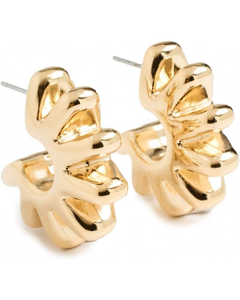 Women's Gear Hoops Gold $41.20 Earrings