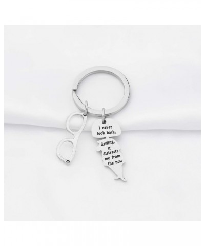 Edna Movie Inspired Keychain I Never Look Back Darling it distracts from The Now Keychain Movie Lover Gift Keychain $8.51 Pen...