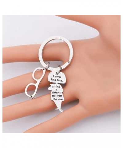 Edna Movie Inspired Keychain I Never Look Back Darling it distracts from The Now Keychain Movie Lover Gift Keychain $8.51 Pen...