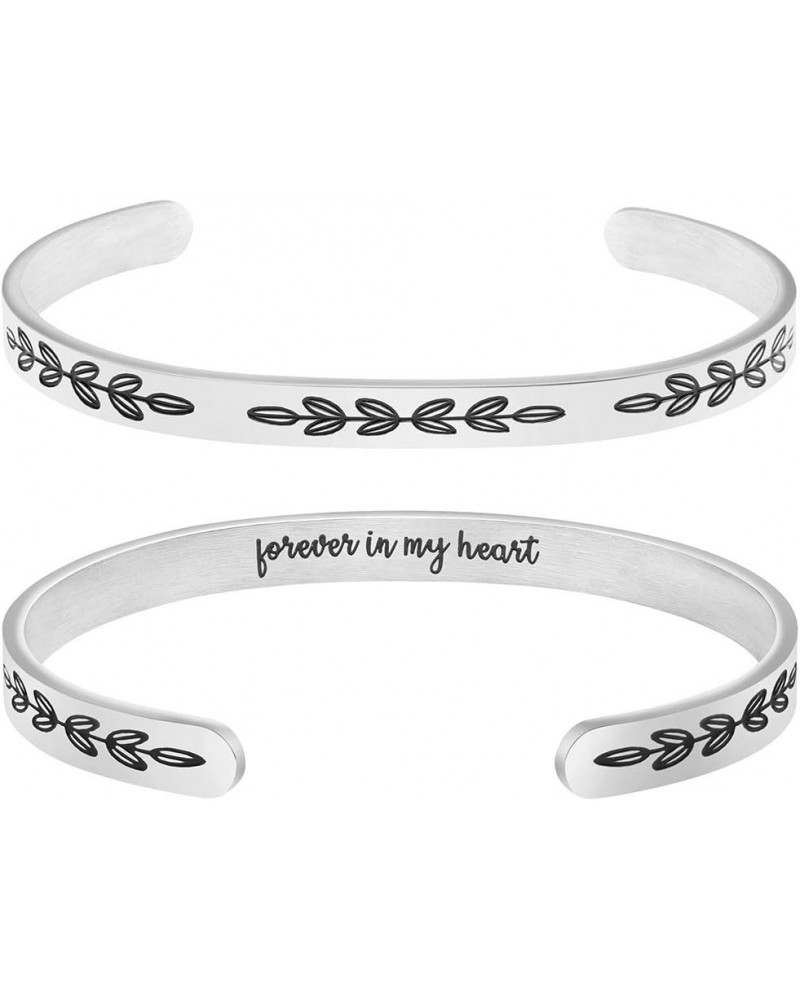 ???????? ???????? for Women In Memory of Jewelry Gift Sympathy Remembering Loss of One You Loved Cuff Bracelets Forever in my...