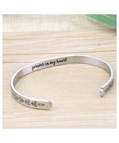 ???????? ???????? for Women In Memory of Jewelry Gift Sympathy Remembering Loss of One You Loved Cuff Bracelets Forever in my...