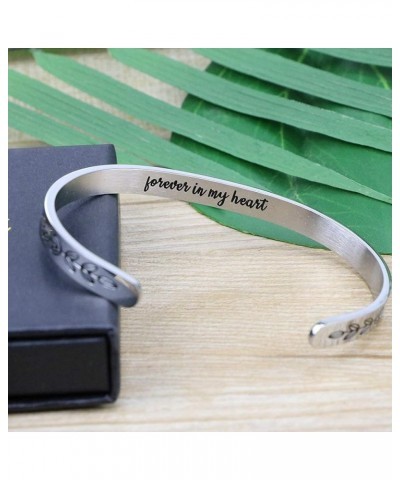 ???????? ???????? for Women In Memory of Jewelry Gift Sympathy Remembering Loss of One You Loved Cuff Bracelets Forever in my...