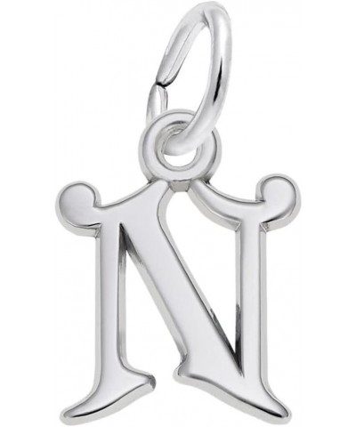 Sterling Silver Initial N Charm $13.65 Bracelets