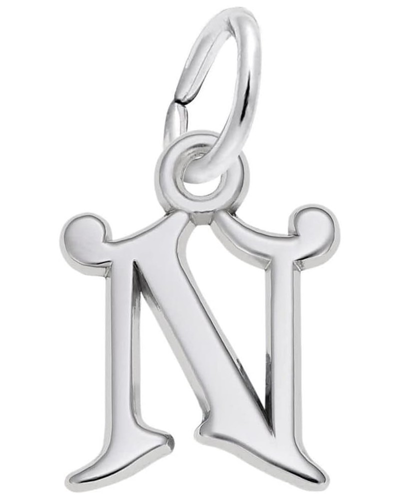 Sterling Silver Initial N Charm $13.65 Bracelets