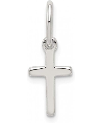 925 Sterling Silver Small Cross Charm Pendant $12.72 Pendants