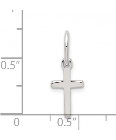 925 Sterling Silver Small Cross Charm Pendant $12.72 Pendants