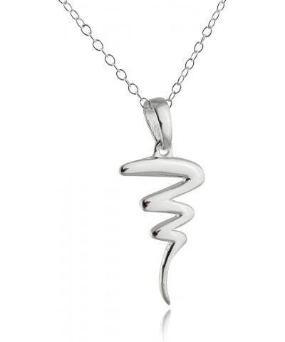 925 Sterling Silver Dainty Weather Pendant Necklaces TORNADO $19.20 Necklaces