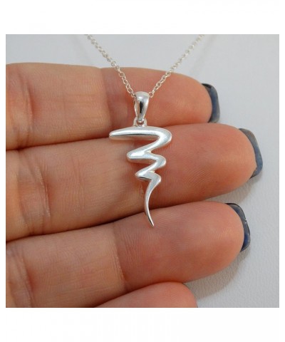 925 Sterling Silver Dainty Weather Pendant Necklaces TORNADO $19.20 Necklaces