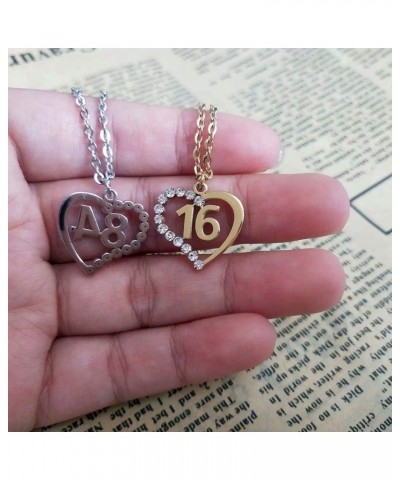 Stainless Steel Birth Year Number 10 to 99 Necklace Birthday Gift Anniversary Jewelry for Women 73 $13.03 Necklaces