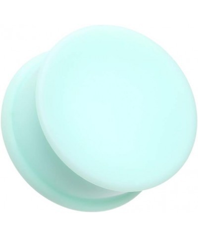 Solid Silicone Ear Skin Double Flared Plug 2 GA (6.5mm), Teal $9.17 Body Jewelry