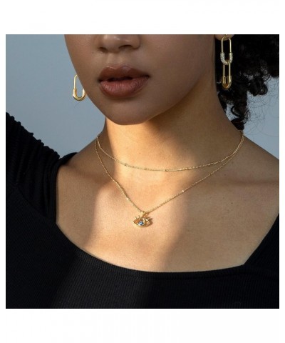 Layered Necklaces for Women - 14K Dainty Gold Plated Layering Chokers Necklaces Set Multilayer Delicate Necklace Trendy Adjus...