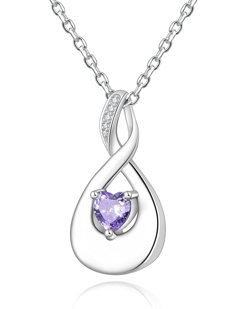 925 Sterling Silver Teardrop Cremation Jewelry CZ Urn Pendant Necklace for Ashes Keepsake Urn Memorial Ash Jewelry Gift for W...