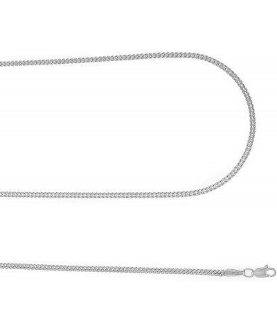 10k White Gold 2mm Franco Chain Box Square Wheat Pendant Necklace, Mens Womens Jewelry 16" 18" 20" 22" 24" 26 18 $99.71 Neckl...