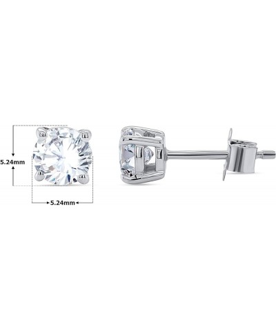 Diamond Stud Earring | 0.25 Carat - 1 Carat IGI Certified Lab Grown Diamond | 14K Gold | Flora Four Prong Lab Diamond Stud Ea...