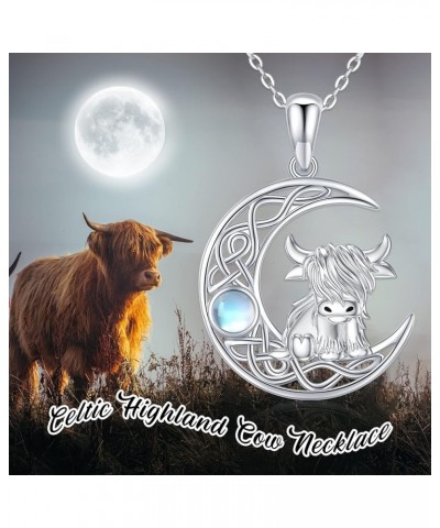 Highland Cow Gifts for Women Sterling Silver Highland Cow Jewelry Necklace/Anklets/Charm for Bracelet Birthstone Highland Cow...