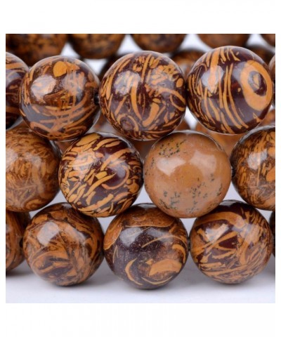 Gem Semi Precious Gemstone 10mm Round Beads Stretch Bracelet 7 Inch Unisex Tiger Skin Jasper $14.74 Bracelets