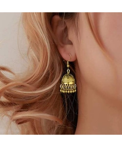 Tribal jewelry round earrings tassel earrings gold/silver $4.95 Earrings