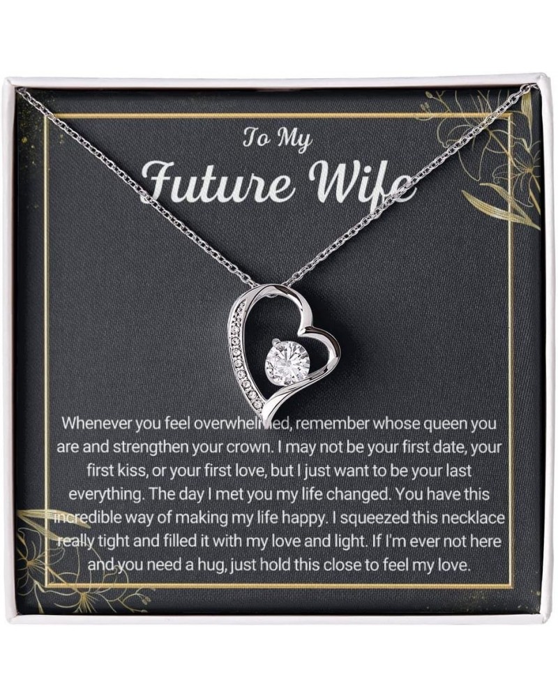 To My Future Wife Necklace Future Wife Gifts Engagement Necklace Gift For Fiance Woman To My Wife Necklace Soulmate Necklace ...