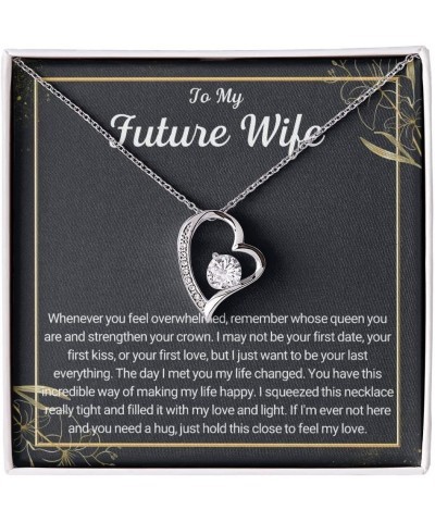 To My Future Wife Necklace Future Wife Gifts Engagement Necklace Gift For Fiance Woman To My Wife Necklace Soulmate Necklace ...