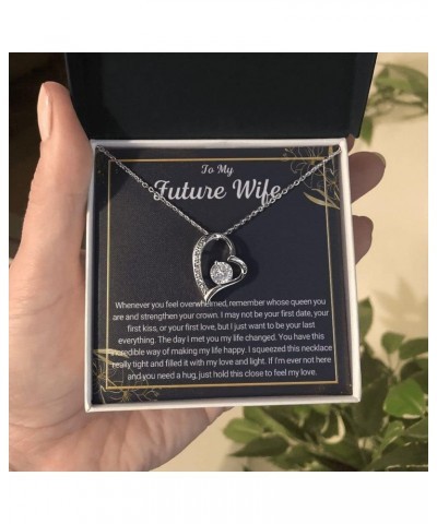 To My Future Wife Necklace Future Wife Gifts Engagement Necklace Gift For Fiance Woman To My Wife Necklace Soulmate Necklace ...